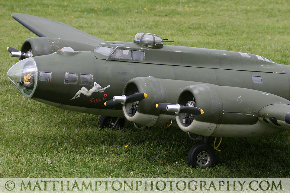 Scale Model of B17 "Sally B"