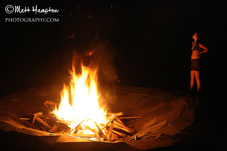 Firepit on the beach