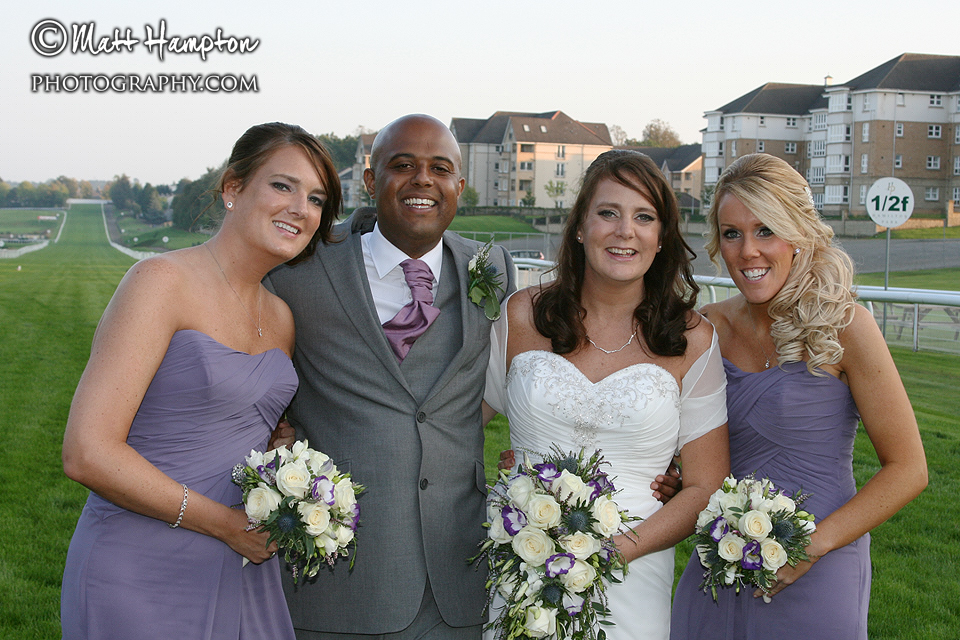 Kim and Courtney Wedding Hamilton Park Racecourse